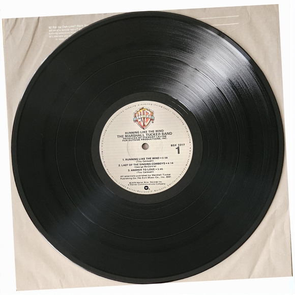THE MARSHALL TUCKER BAND•Running Like The Wind•Warner Bros. Records (#BSK 3317) - Picture 3 of 10